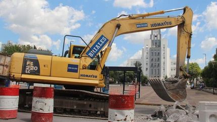Hubo arreglos en la zona céntrica de Lomas.