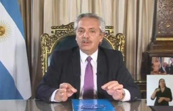 mensaje del Presidente.