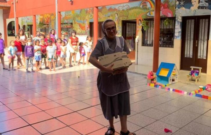 La Fundación tuvo un gesto valioso con el Hogar.