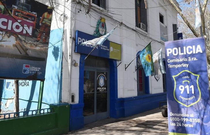 El menor fue llevado a la seccional por personal del Comando de Patrullas.