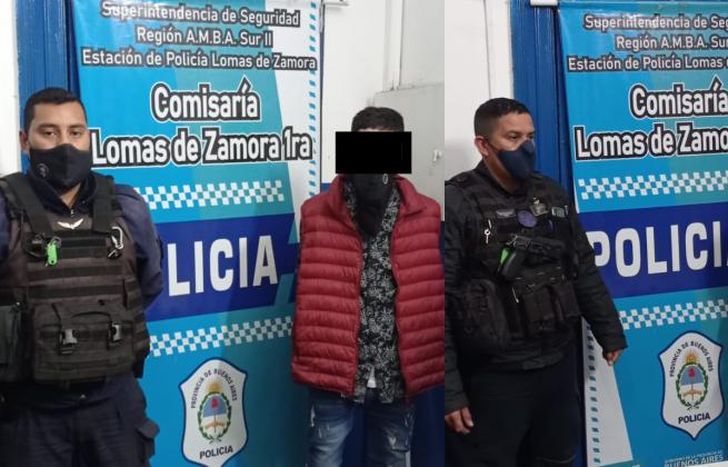 Les encontraron pistolas, dinero y los 44 celulares robados.