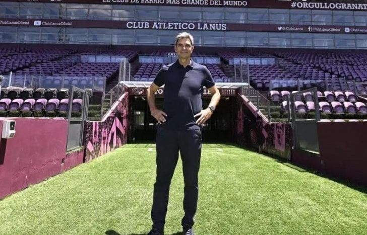 Pellegrino, identificado con Lanús.