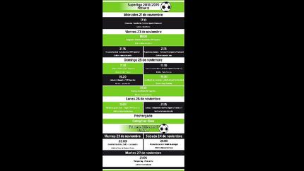Árbitros designados para los partidos de este fin de semana