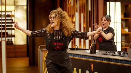 El festejo de Esther Goris en MasterChef Celebrity.&nbsp;