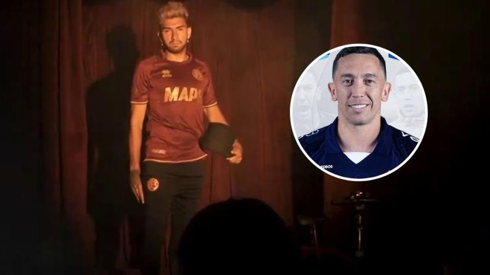 Lanús le tiró un palito a Agustín Marchesín en la presentación de Marcelino Moreno.