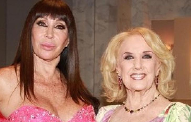 Moria Casán y Mirtha Legrand, con poca onda.
