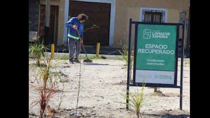 en el lugar hubo limpieza y forestación.