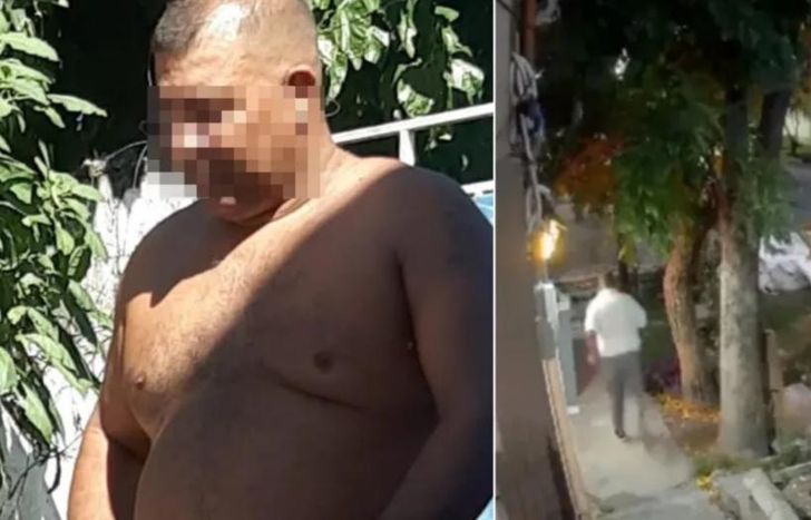 El presunto abusador fue filmado en plena fuga.