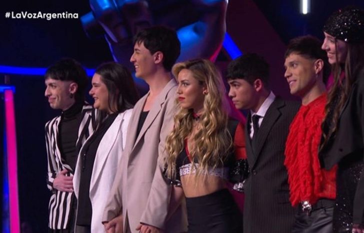 Los integrantes del Team Lali en La Voz Argentina.