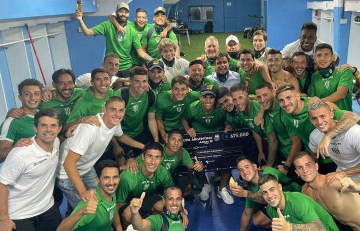 Festejo tras el 2-0.