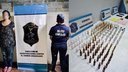 Incautaron varias dosis de fentanilo y morfina.