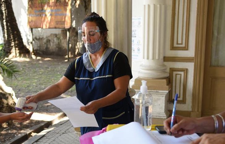 Los docentes, en un año de semi presencialidad.