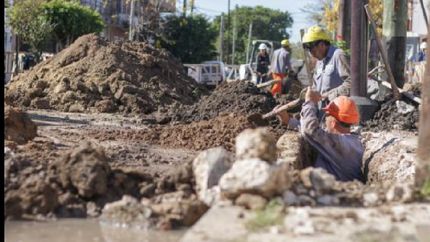 construiran dos nuevas redes de cloacas en lanus