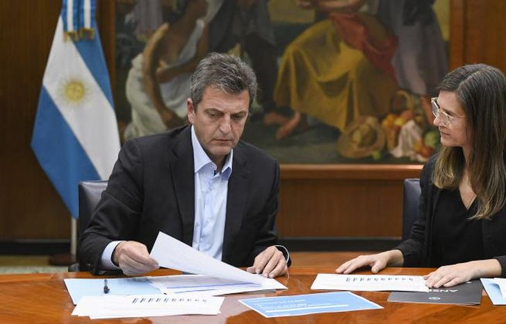 Massa y Raverta, antes del anuncio.