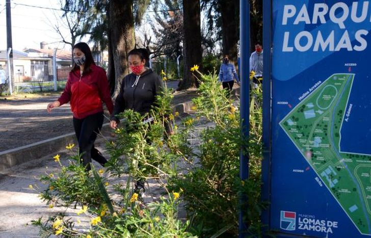 El 20 de noviembre en el Parque de Lomas.