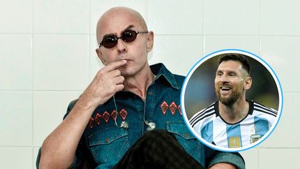 El Indio Solari, Lionel Messi y un audio que nunca llegó. El Indio Solari, Lionel Messi y un audio que nunca llegó.