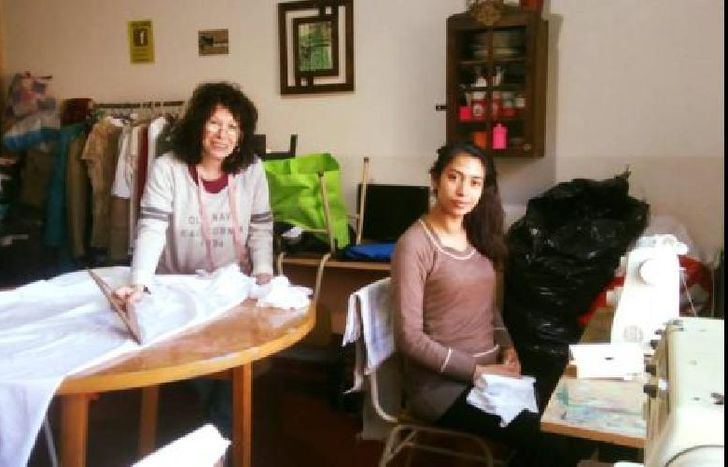Las mujeres que se hospedan en el espacio social tienen acceso a diversos talleres.