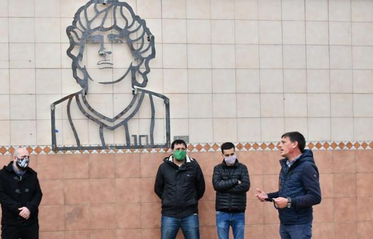 El club de Banfield, orgulloso de la obra de Alejandro Marmo.