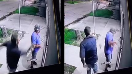 ataco a punaladas a un vecino en plena calle en san jose y quedo registrado