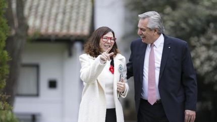 Esta mañana estuvo reunida con Alberto.