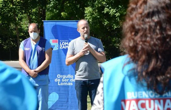 Insaurralde explicó la importancia de avanzar con la vacuna.