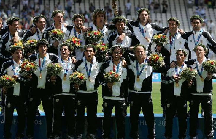 En 2004, con Clemente, Argentina logró su primer oro en fútbol.
