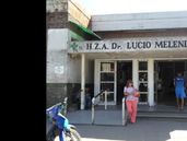 la víctima del asalto fue trasladada al hospital meléndez.