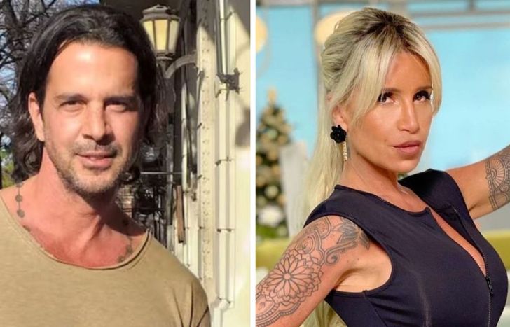 Santiago Almeyda y Flor Peña.&nbsp;