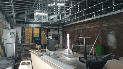 la pizzeria que se incendio en fiorito se levanta y retoma el delivery