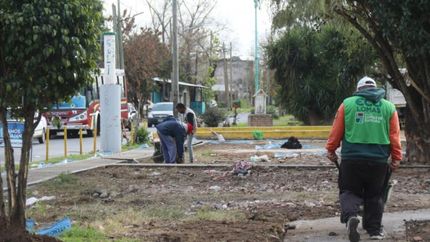realizan obras y mejoran las plazas y parques de san jose
