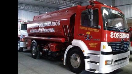 los bomberos estuvieron en el lugar del hecho.