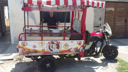 Uno de los primeros vehículos que salieron a la calle.