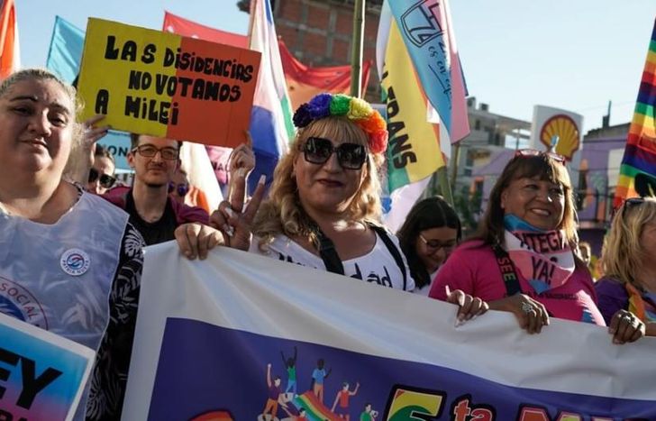 No hay libertad sin derechos humanos es una de las consignas de la marcha.
