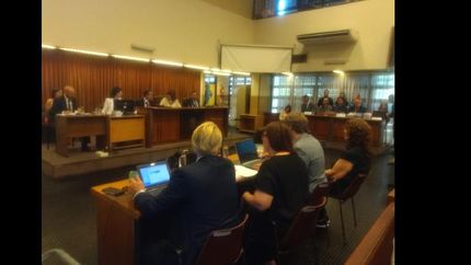 El juicio comenzó en febrero, pero debió postergarse hasta este mes por la pandemia.