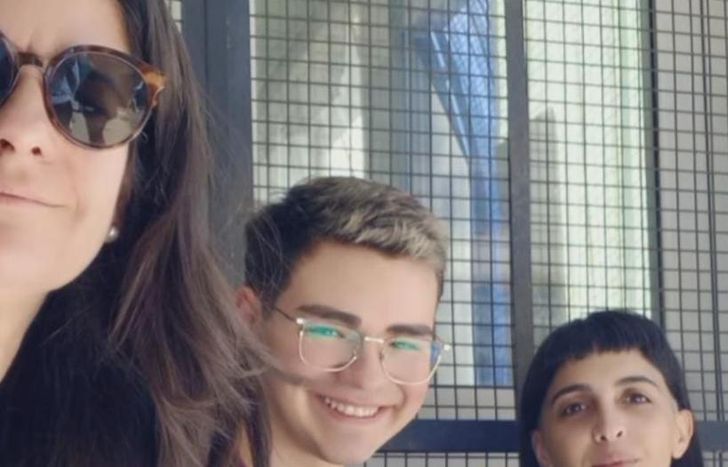 La foto que compartió Martina durante la jornada electoral.