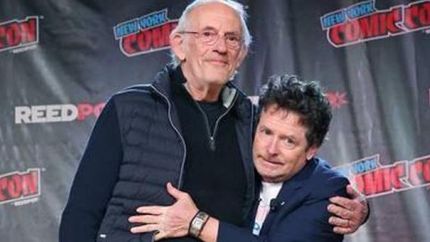 el emotivo reencuentro del elenco de volver al futuro
