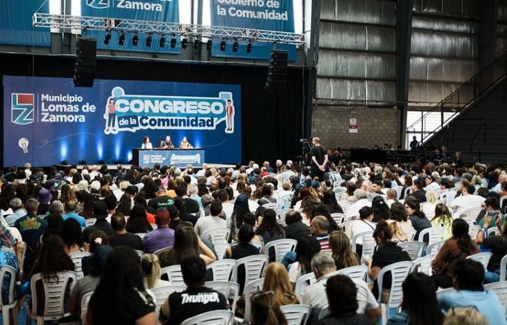 El cierre del Congreso se hizo en el Microestadio del Parque de Lomas.