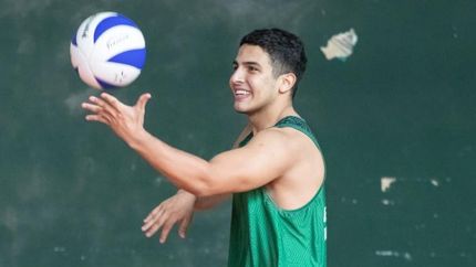 Herrera, un pibe de club que llegó a la elite del vóley.