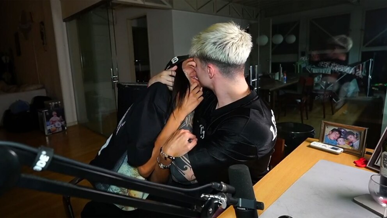 Juana Tinelli y Tomás Mazza, en otros tiempos. 