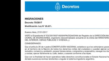 Gobierno modificó la ley de Migraciones: endurece controles y busca acelerar deportación de delincuentes