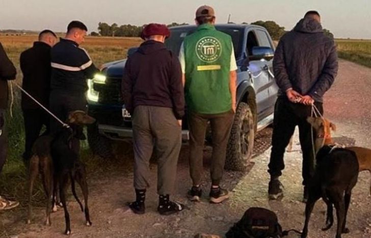 Son de Lomas y los atraparon en plena caza.