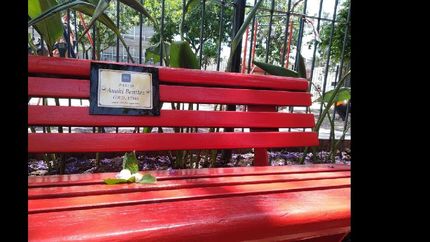 en la grigera se inauguró el paseo anahí benítez, en memoria de la joven asesinada.