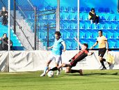Fernando Brandán, feliz porque Temperley quebró la racha.