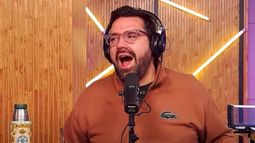 Damián Betular se fue al suelo.