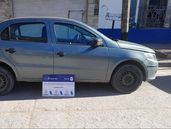 El auto robado en Lomas de Zamora.