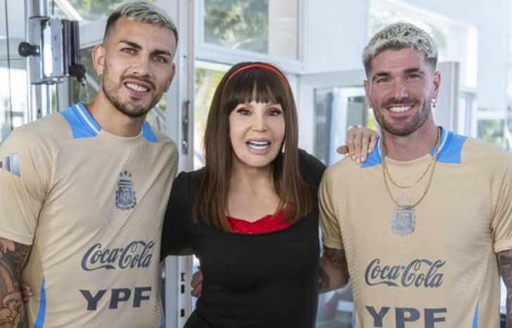 Rodrigo de Paul y Leandro Paredes participaron de un sketch con Susana Giménez, que prepara su vuelta a Telefe.