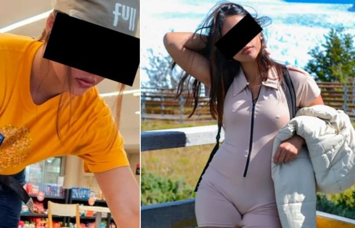 La joven era playera de día y viuda negra de noche.