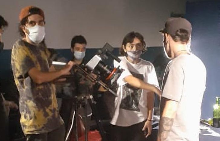 Barbijo y pocas personas, la modalidad para las filmaciones.