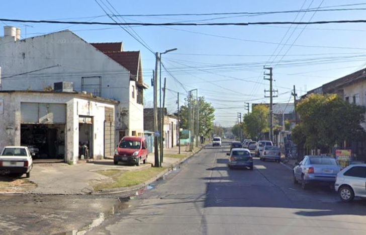 La zona en la que ocurrió el homicidio.