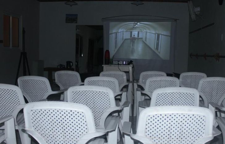 Todo listo para la función gratuita de esta tarde.